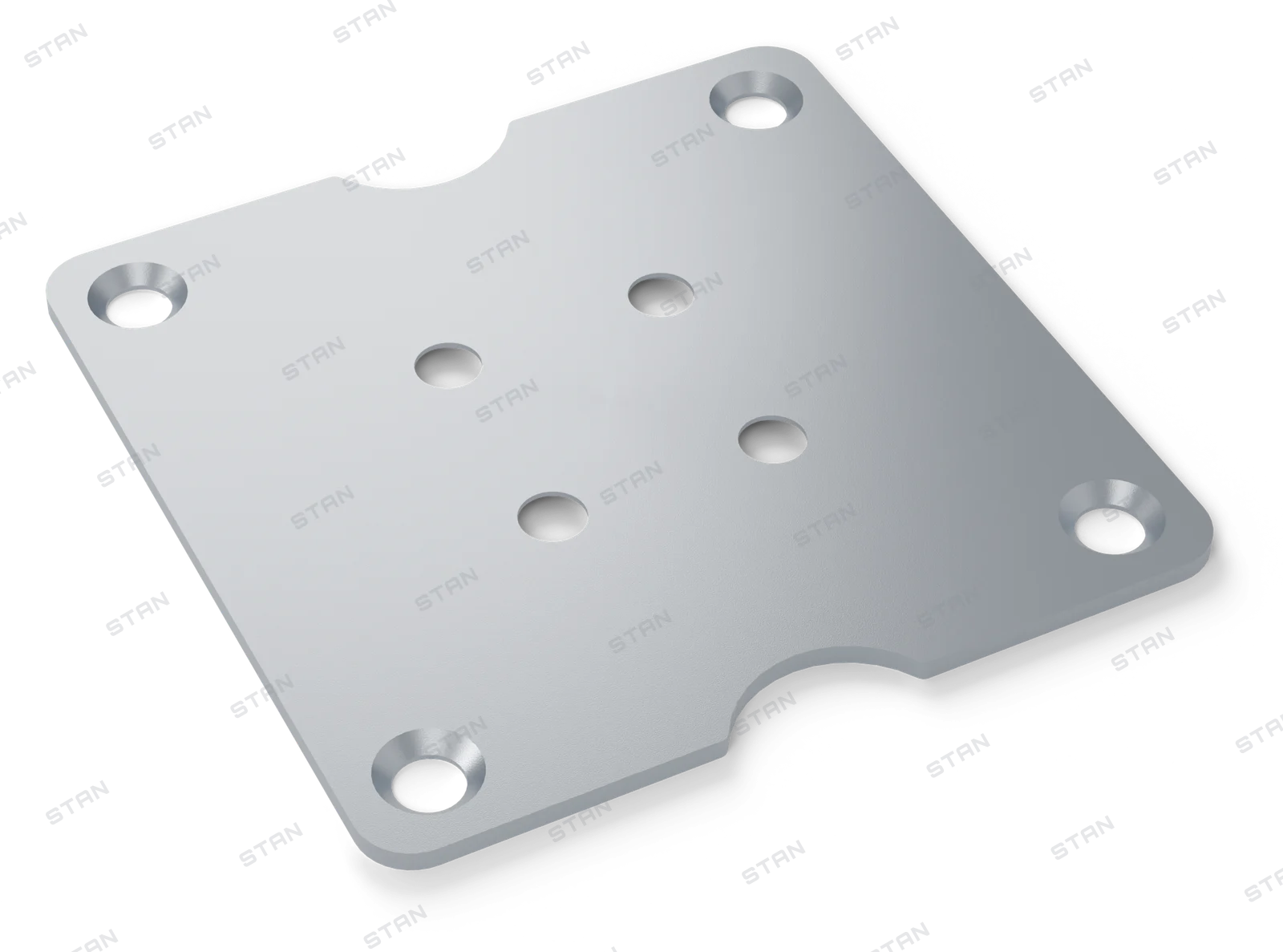 BR-301 Ayak Adaptör Plakası 80×80, açık konum