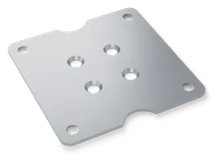 BR-301 Ayak Adaptör Plakası 80×80, kapalı konum